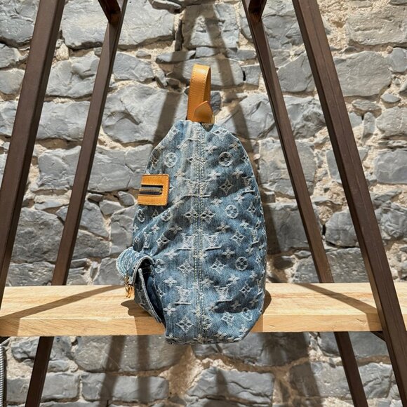 Louis Vuitton Blue Denim Baggy GM Shoulder Bag - Picture 4 of 16